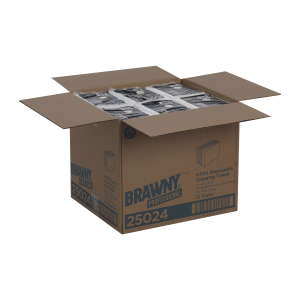 Georgia Pacific, Brawny Professional, H700, 1/4 Fold, 1 ply, 13.00"x13.00", Hydroentangled, Industrial Wipers, White