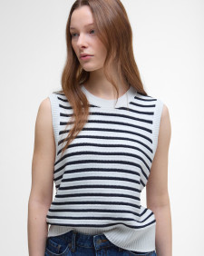 Emberly Striped Sweater Vest 