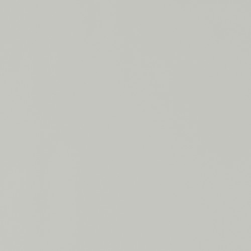 Square plain fabric sample in pale steel grey.