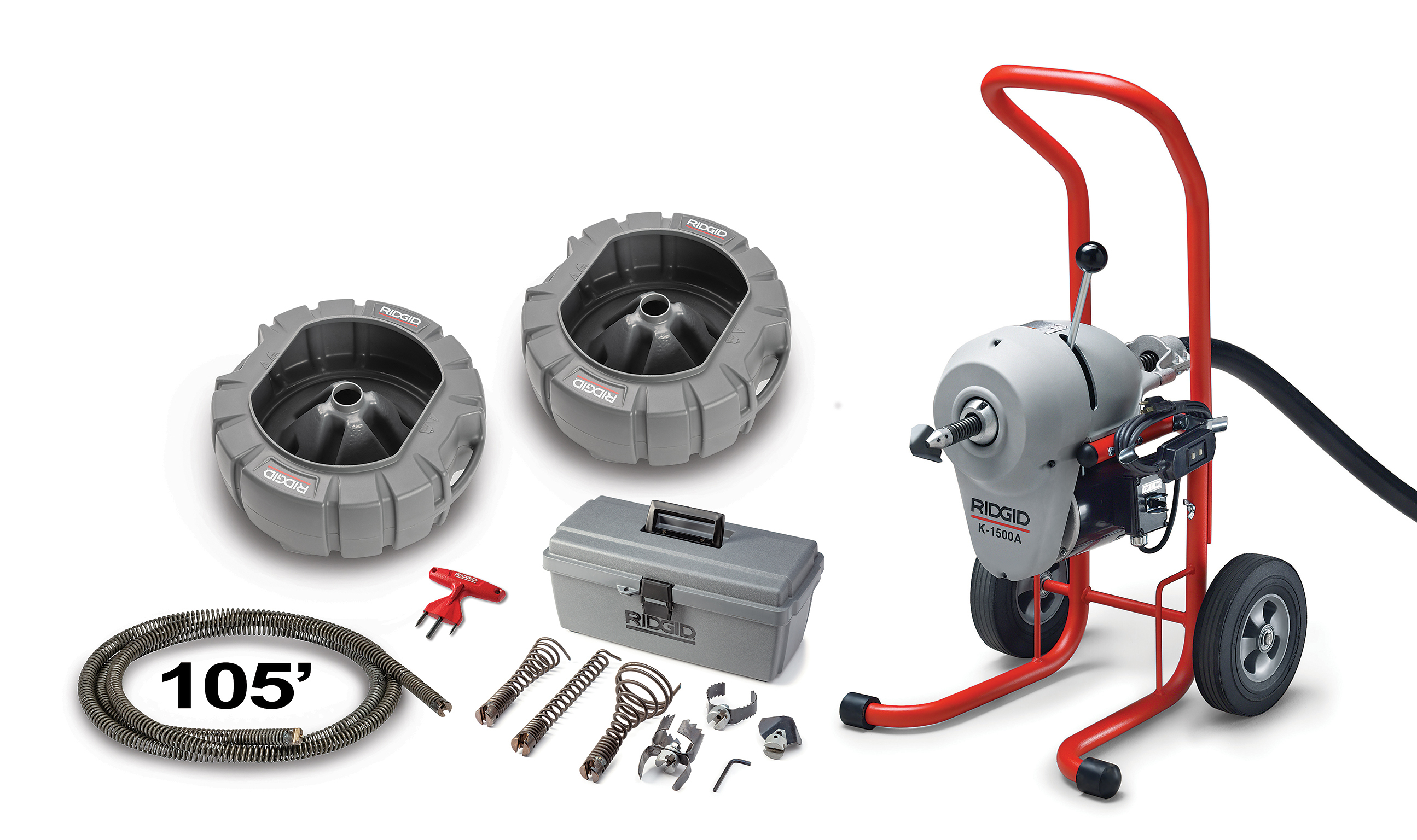 K-1500A Machine with A-1 Mitt, A-12 Pin Key, and Rear Guide Hose - Image 4