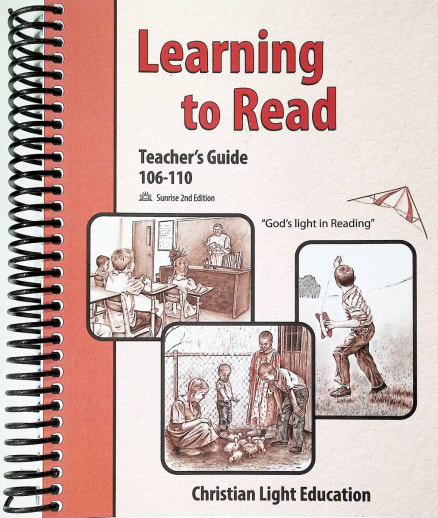 Christian Light Learning to Read 106-110 Teacher's Guide With Answers (2nd Edition)