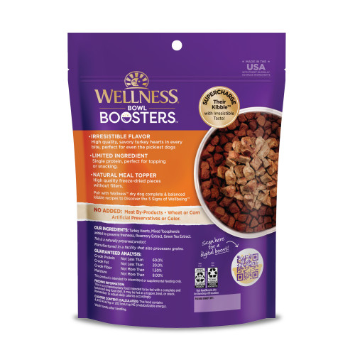 Wellness Bowl Boosters BARE Turkey back packaging