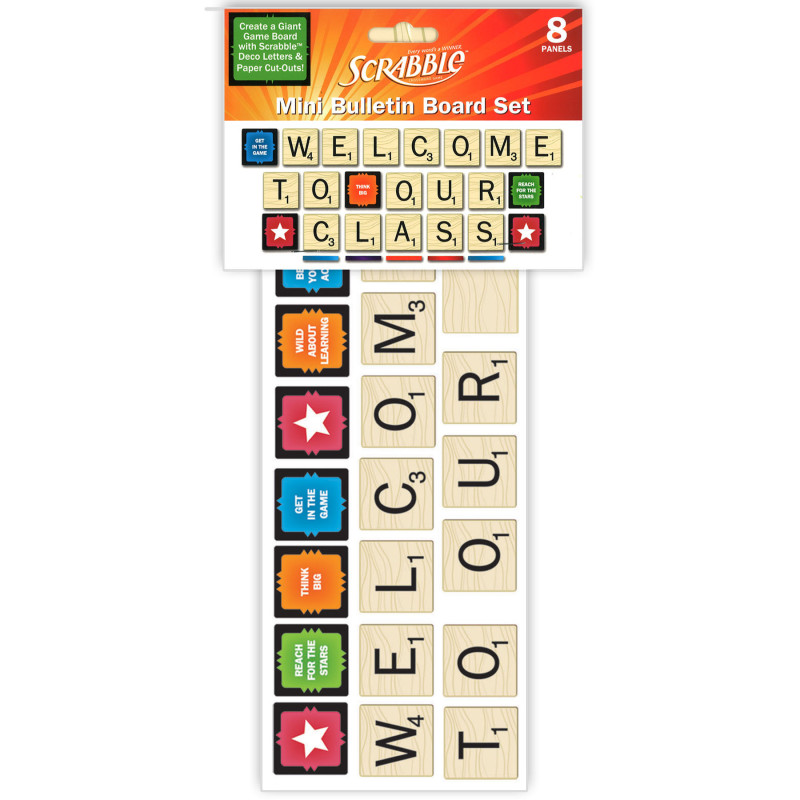 Scrabble™ Welcome to Our Class Mini Bulletin Board Set