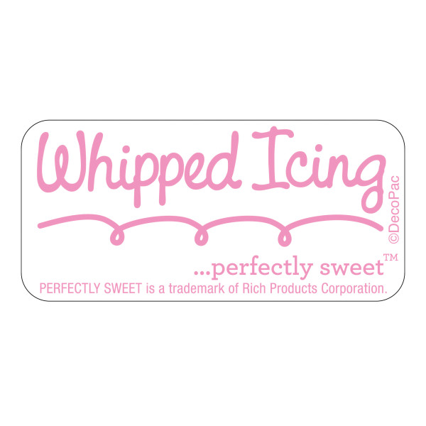 Whipped Icing Label PhotoCake® Edible Image® Merchandising Label