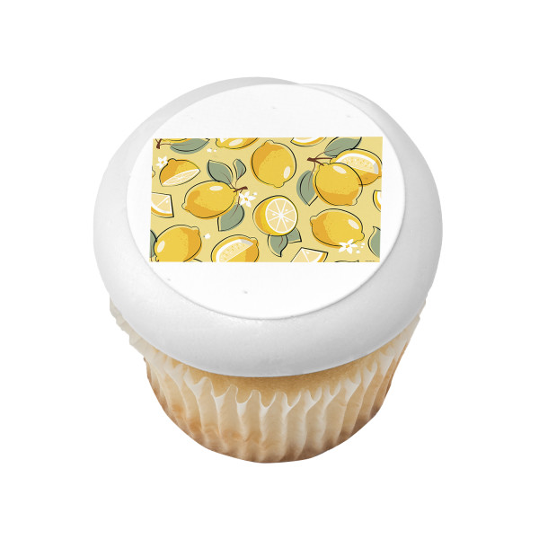 Lemon Pattern Sheet PhotoCake® Edible Image®