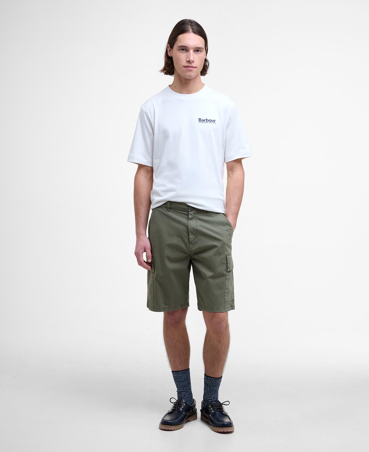 Shorts cargo in twill image number 0