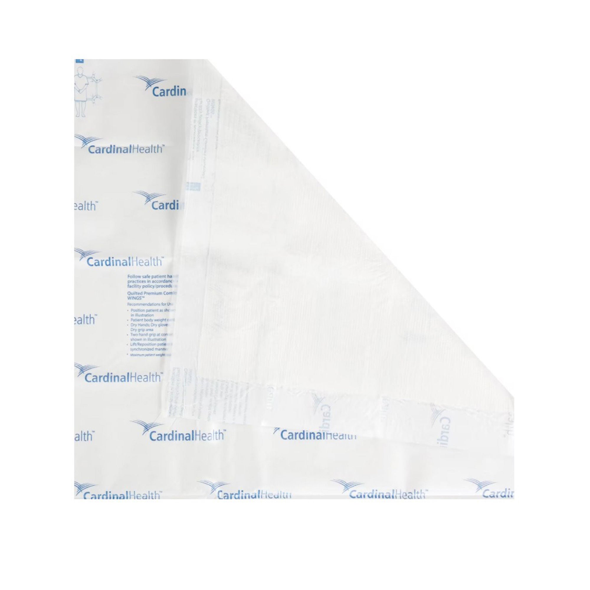 Wings™ Quilted Premium Comfort Maximum Absorbency Positioning Underpad, 30 x 36"