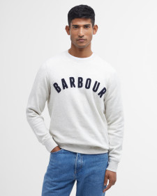 Prep Logo Sweatshirt Ecru Marl