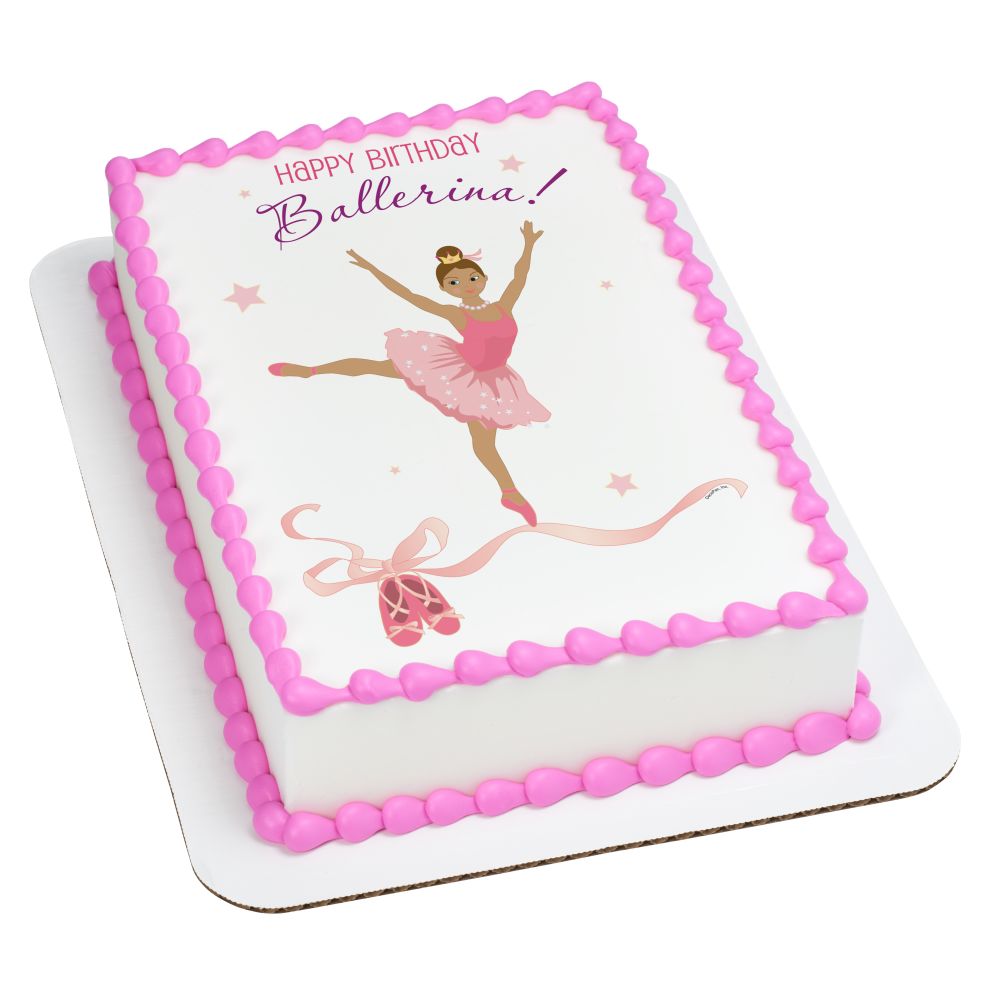 Image Cake Birthday Ballerina Hispanic