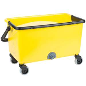 Rubbermaid Commercial, HYGEN, 20qt, Charging Bucket, Yellow