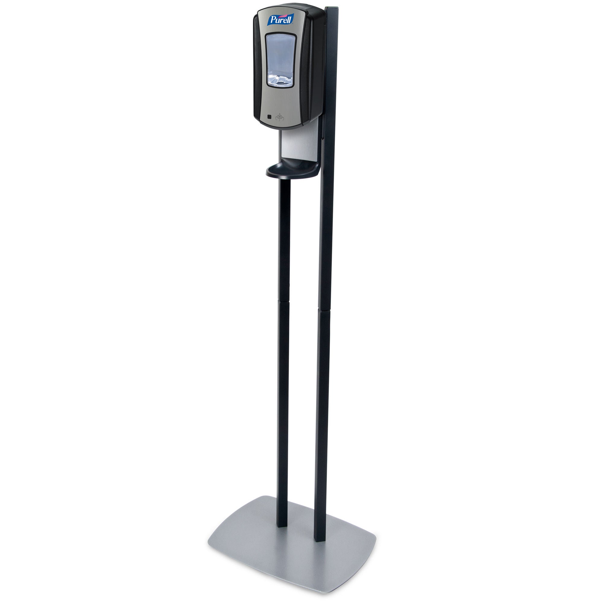 Hand Hygiene Dispenser Floor Stand PURELL® LTX-12™ Chrome / Black ABS Plastic Touch Free 1200 mL Floor Stand