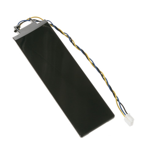 Refrigerator black actuating paddle for the ice and water dispenser that is pushed with the glass