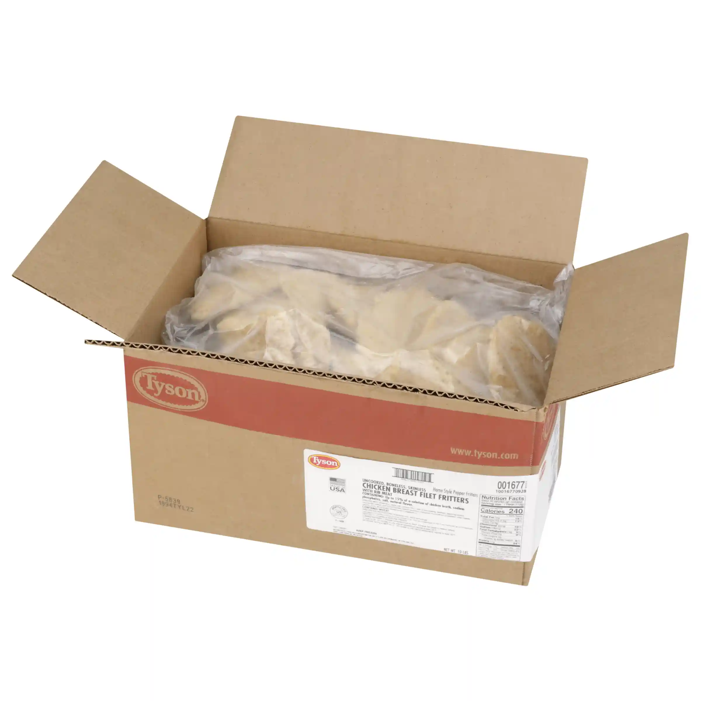Tyson® Uncooked Homestyle Pepper Chicken Breast Filet Fritters, 4 oz._image_4