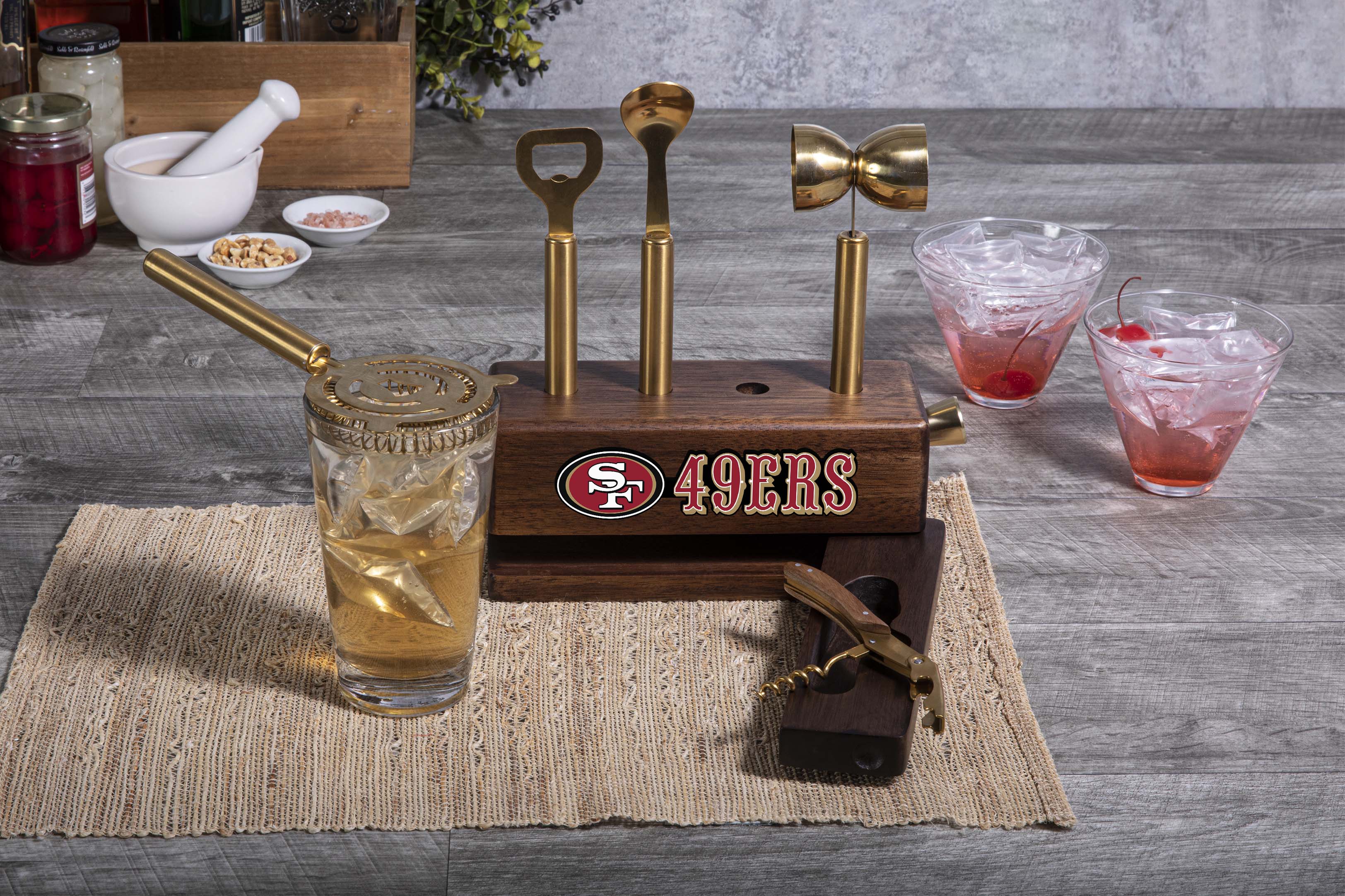 San Francisco 49ers - Sidecar 5-Piece Bar Tool Set