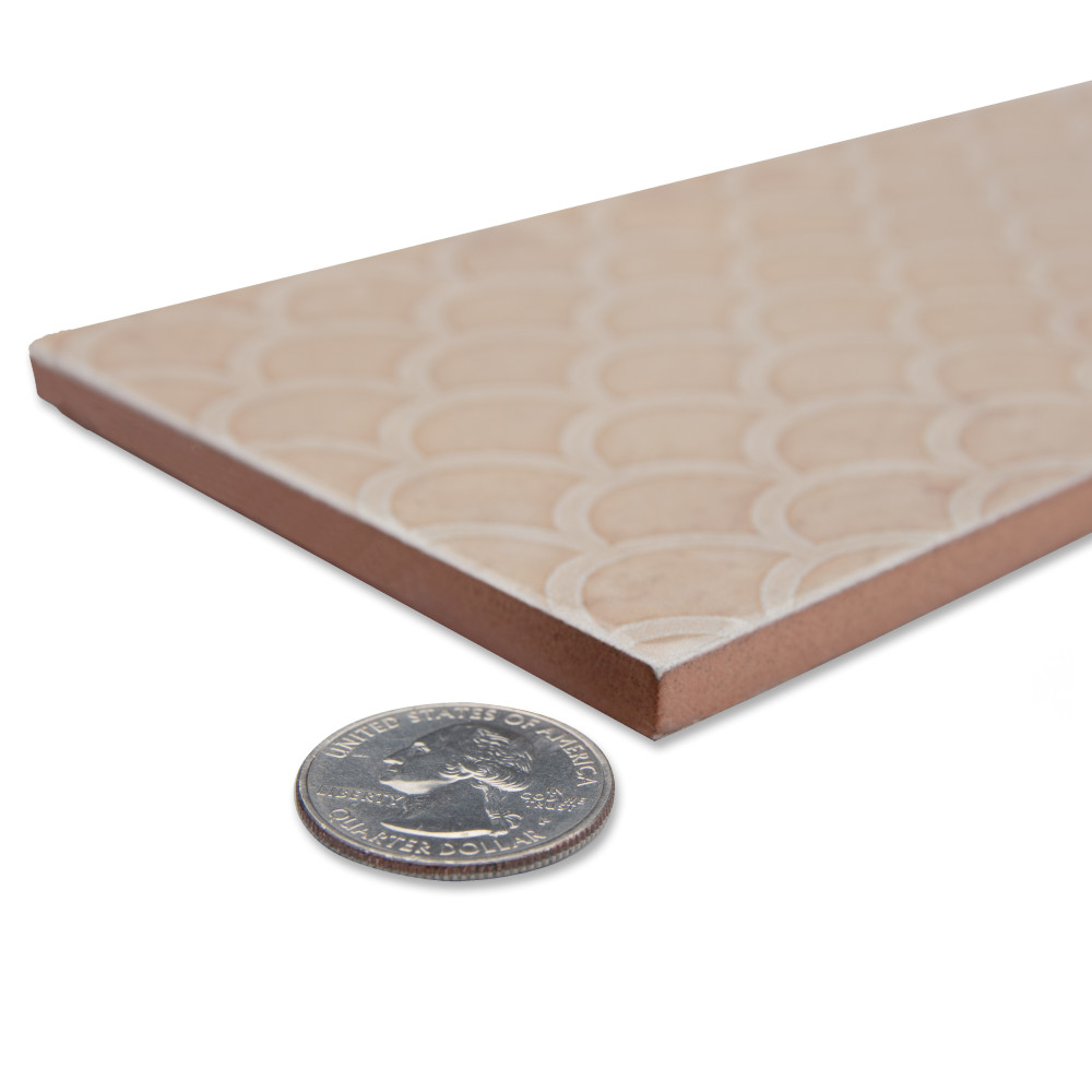 Camden Decor Bone 4 in. x 8 in. Ceramic Wall Tile