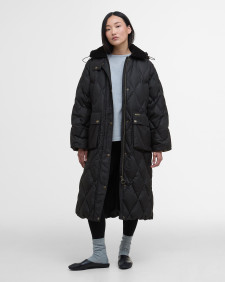 Longline Yasmin Down Puffer Jacket Black