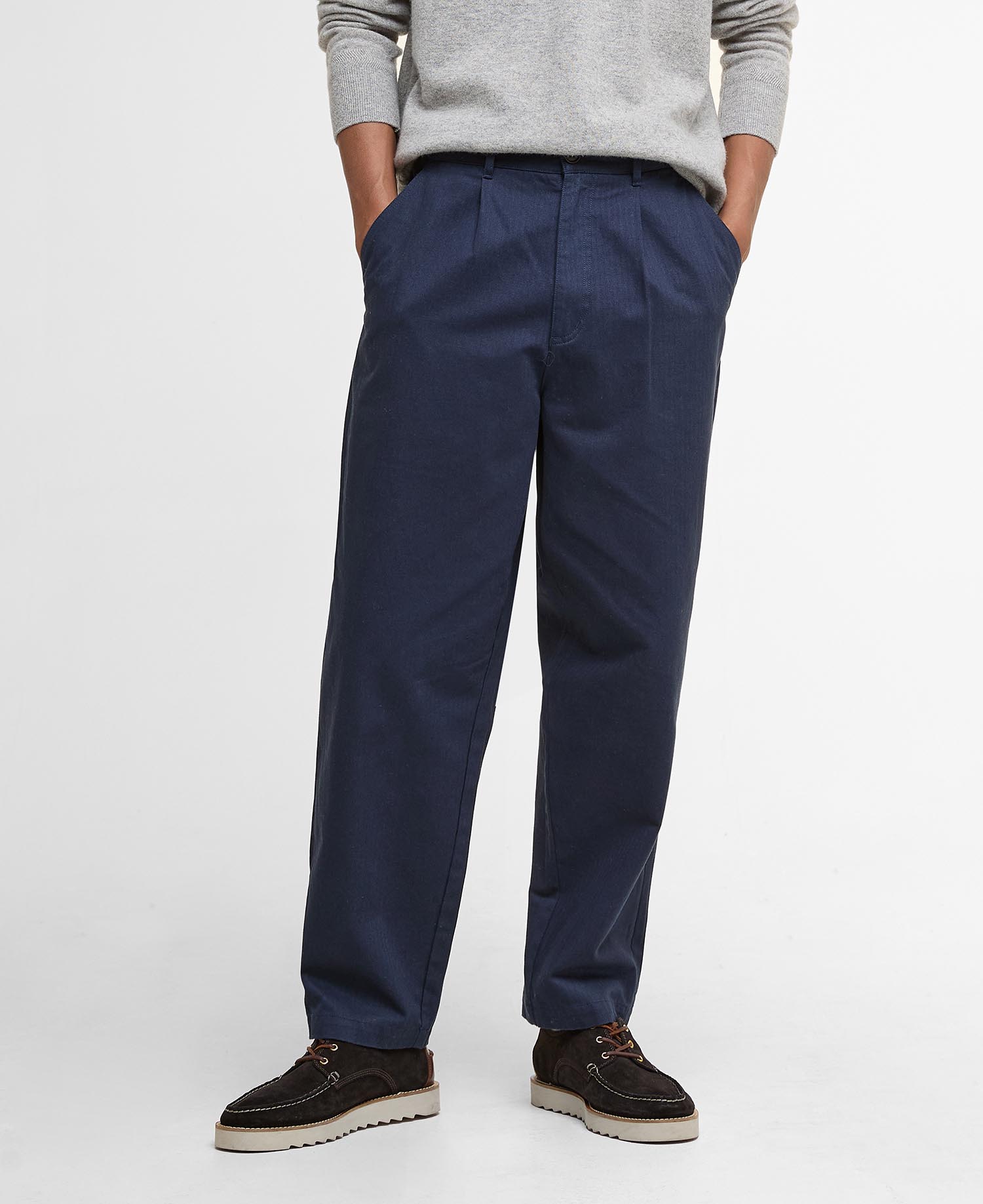 Bayview Relaxed Herringbone Trousers image number 1