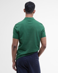 Tartan Pique Polo Shirt Racing Green