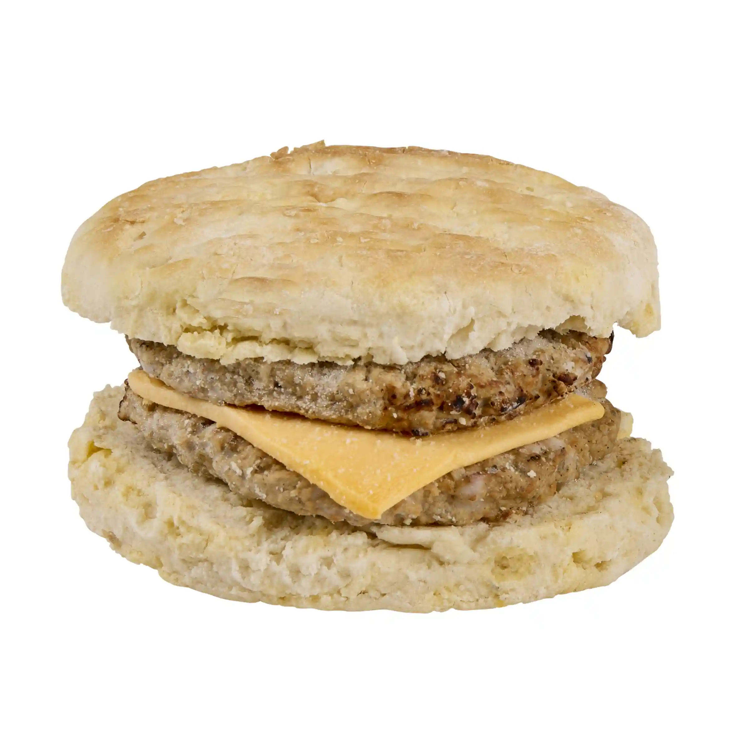 AdvancePierre™ Double Pork Sausage and Cheese on a Biscuit_image_2