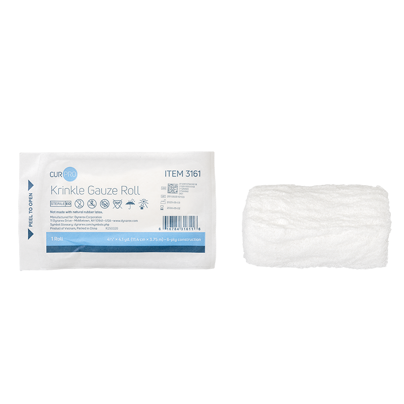 Krinkle Gauze Roll - 4.5" x 4.1yd., Sterile - 3161