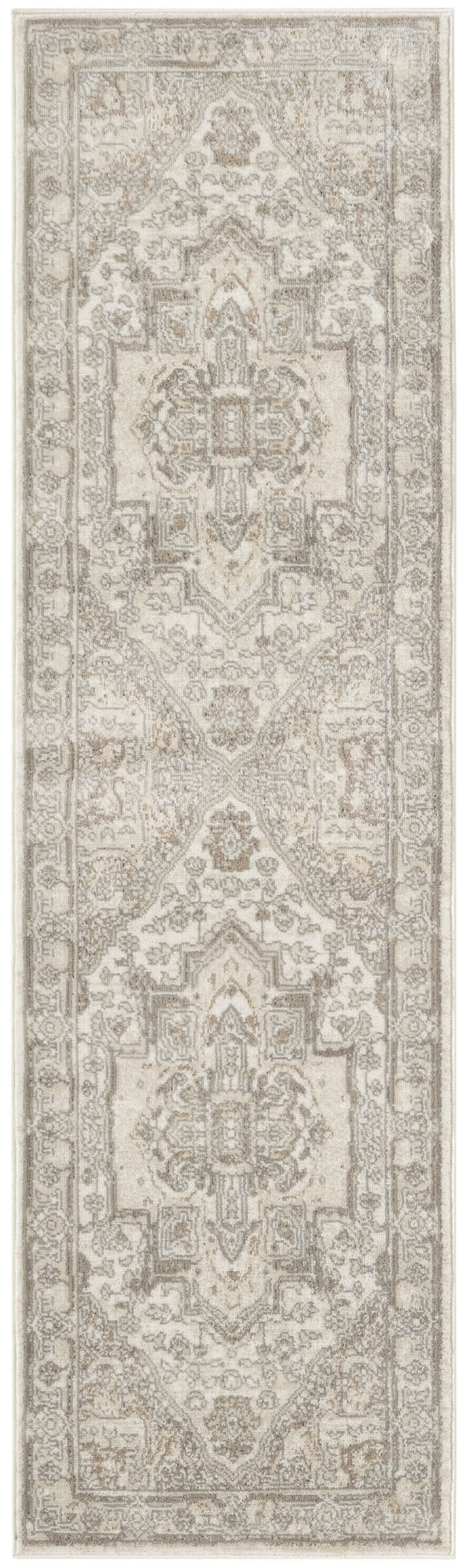 Nourison Quarry 2'2" x 7'6 Beige Vintage Indoor Rug