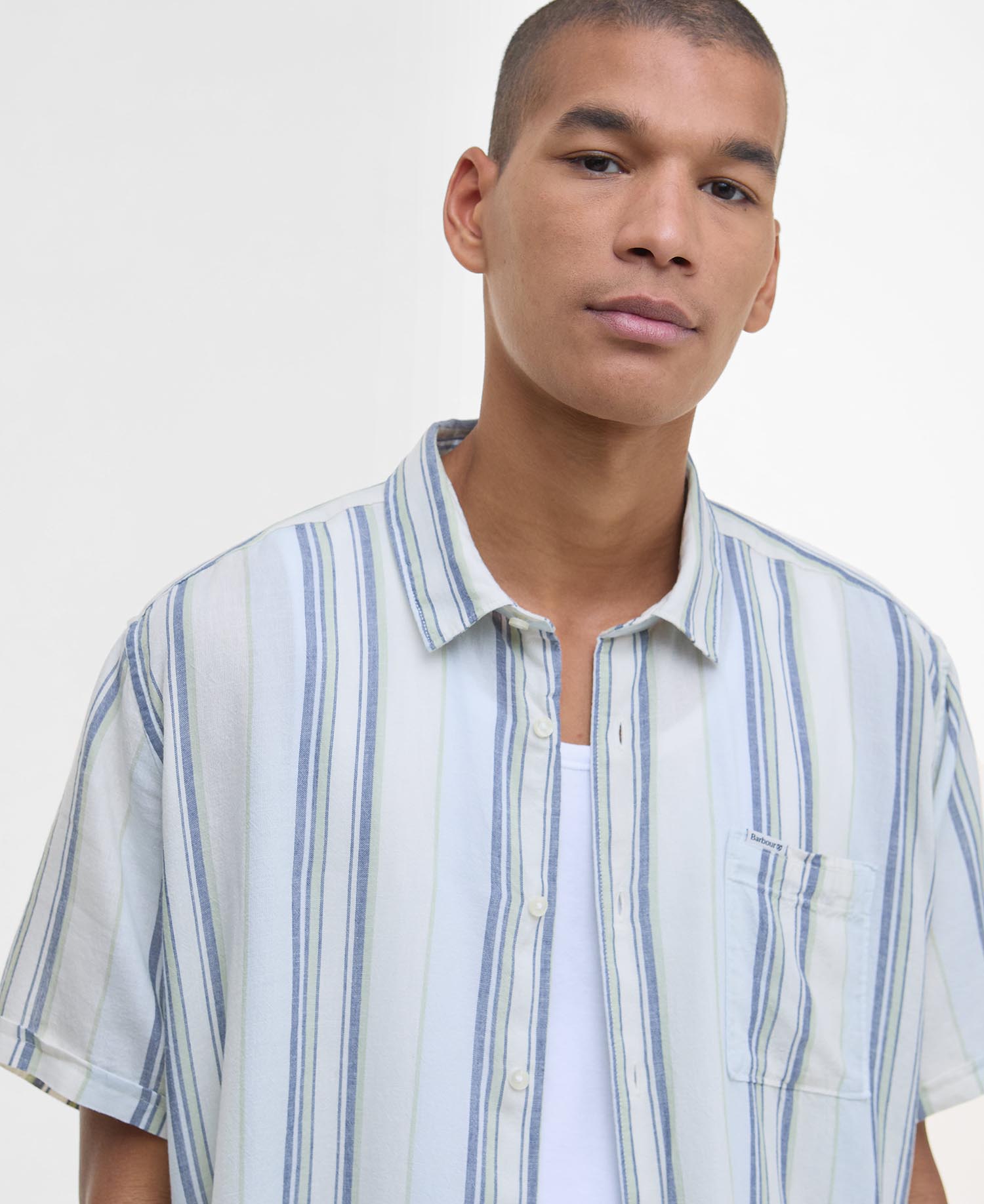 Westsand Striped Short-Sleeved Shirt image number 3
