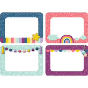 Oh Happy Day Name Tags/Labels - Multi-Pack, Pack of 36