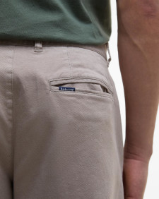 Washed Stretch Tailored Trousers 