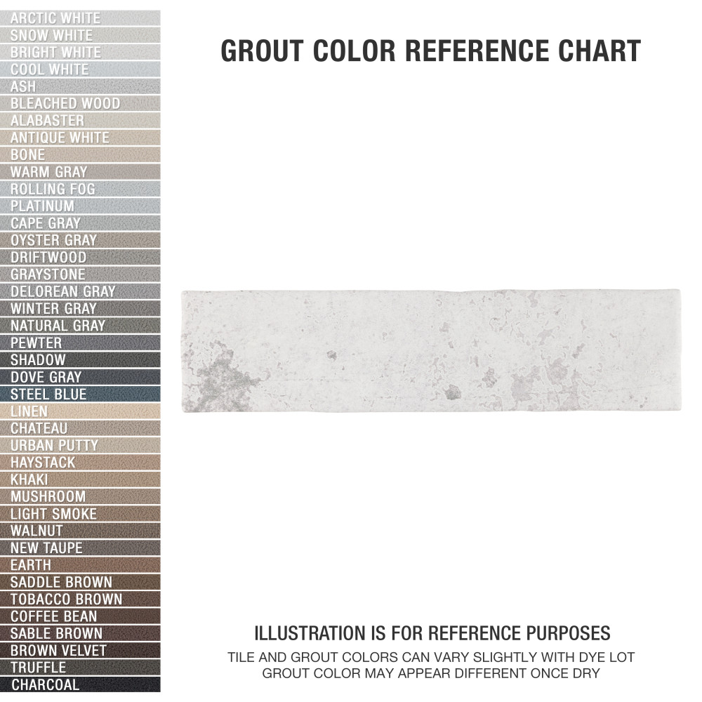 London White Glossy 3 in. x 12 in. Ceramic Wall Tile