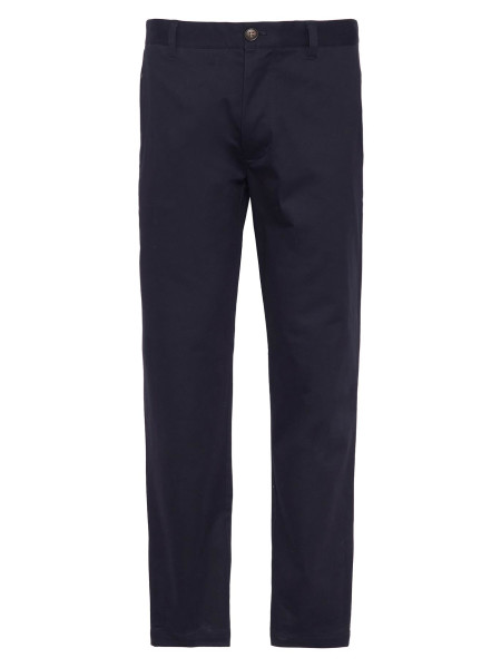Sueded Sateen Slim Trousers