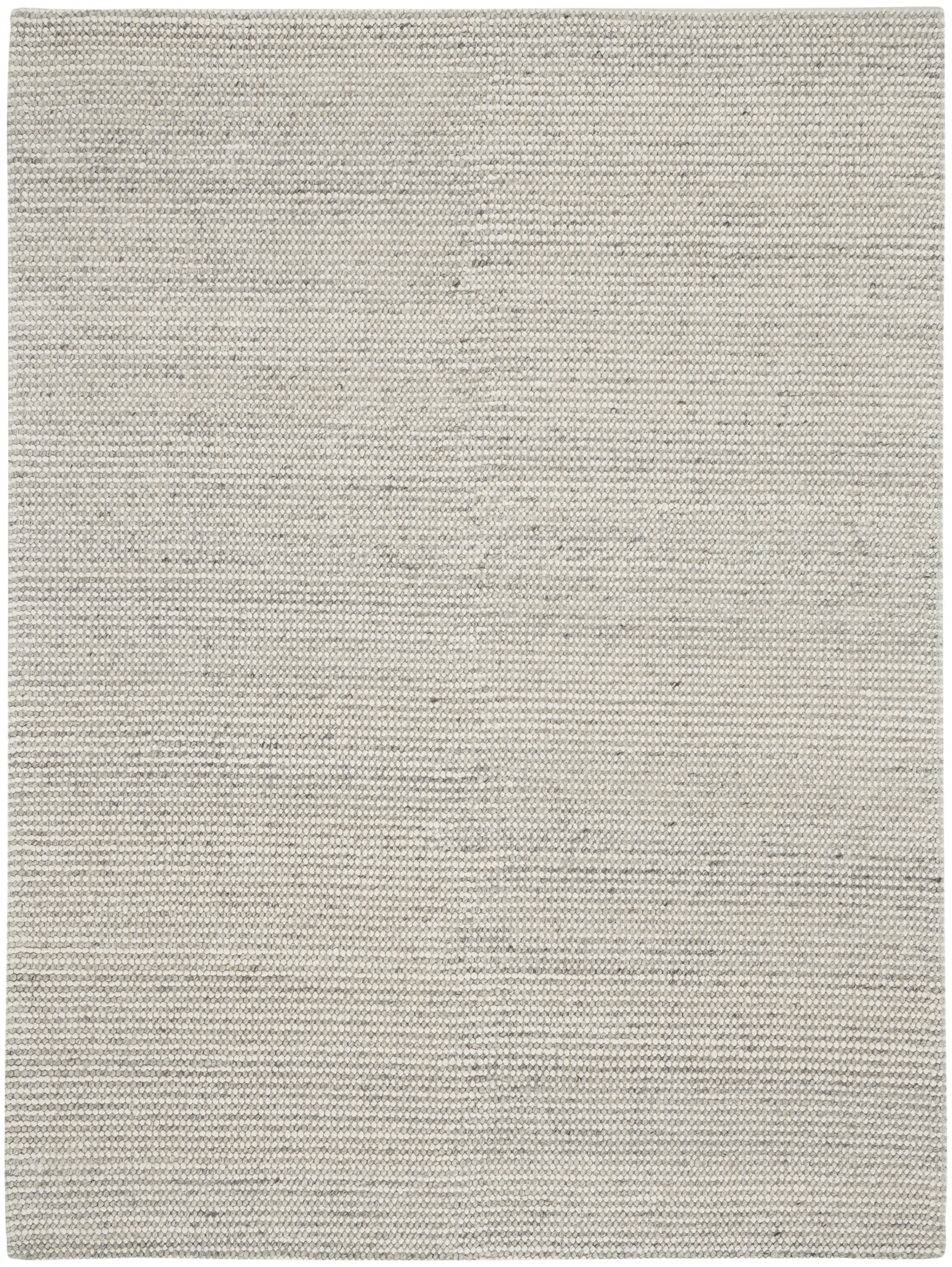 Calvin Klein Textured Dots 7'9" x 9'9" Silver Beach Indoor Rug