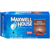 Maxwell House 100% Colombian Ground Coffee 10.5 oz Brick
