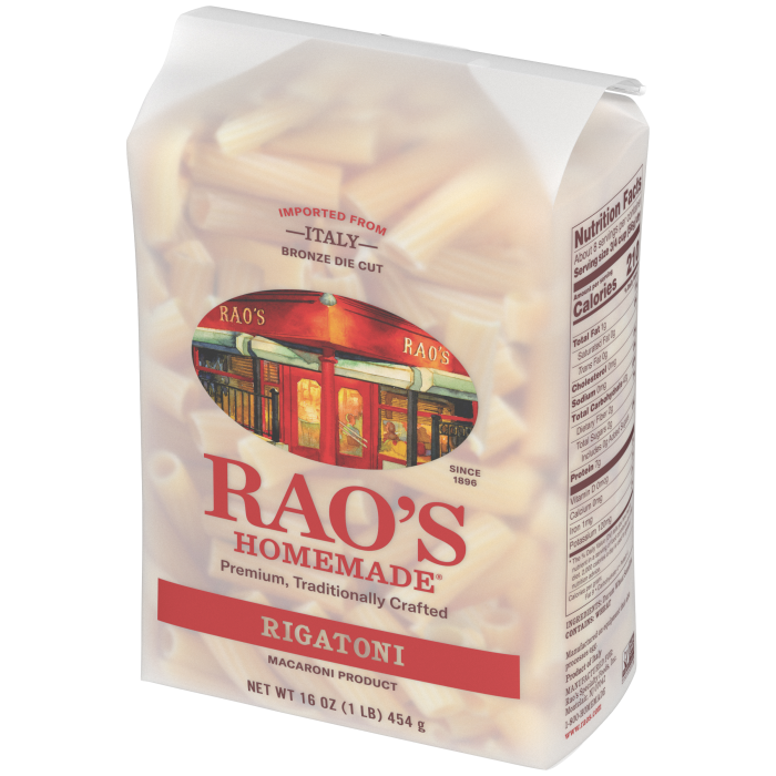 Rigatoni Pasta, 16 oz - Right angle Image