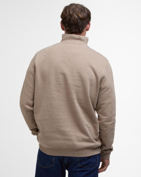 Nelson Half-Zip Sweatshirt Stone Marl