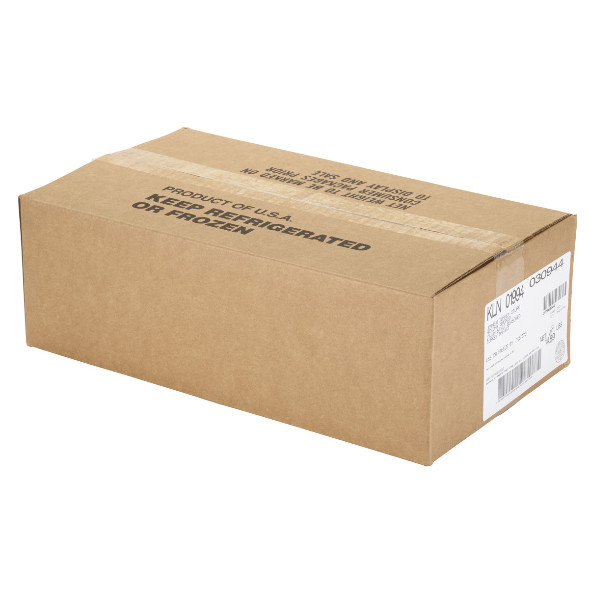 JENNIE-O(r) Premium Seasoned Cajun Style Turkey Breast, 3pc . C1RA - Front Right Closed Case (Hi Res)