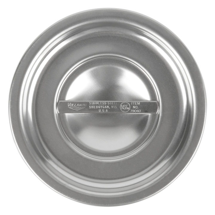 2-quart stainless steel bain-marie cover