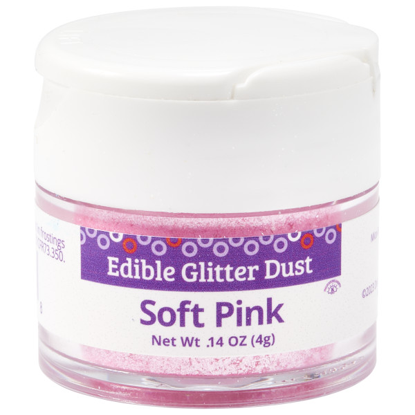 Soft Pink Dust 4g Edible Glitter
