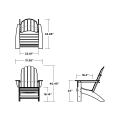 Thumbnail for Vineyard Curveback Adirondack Chair