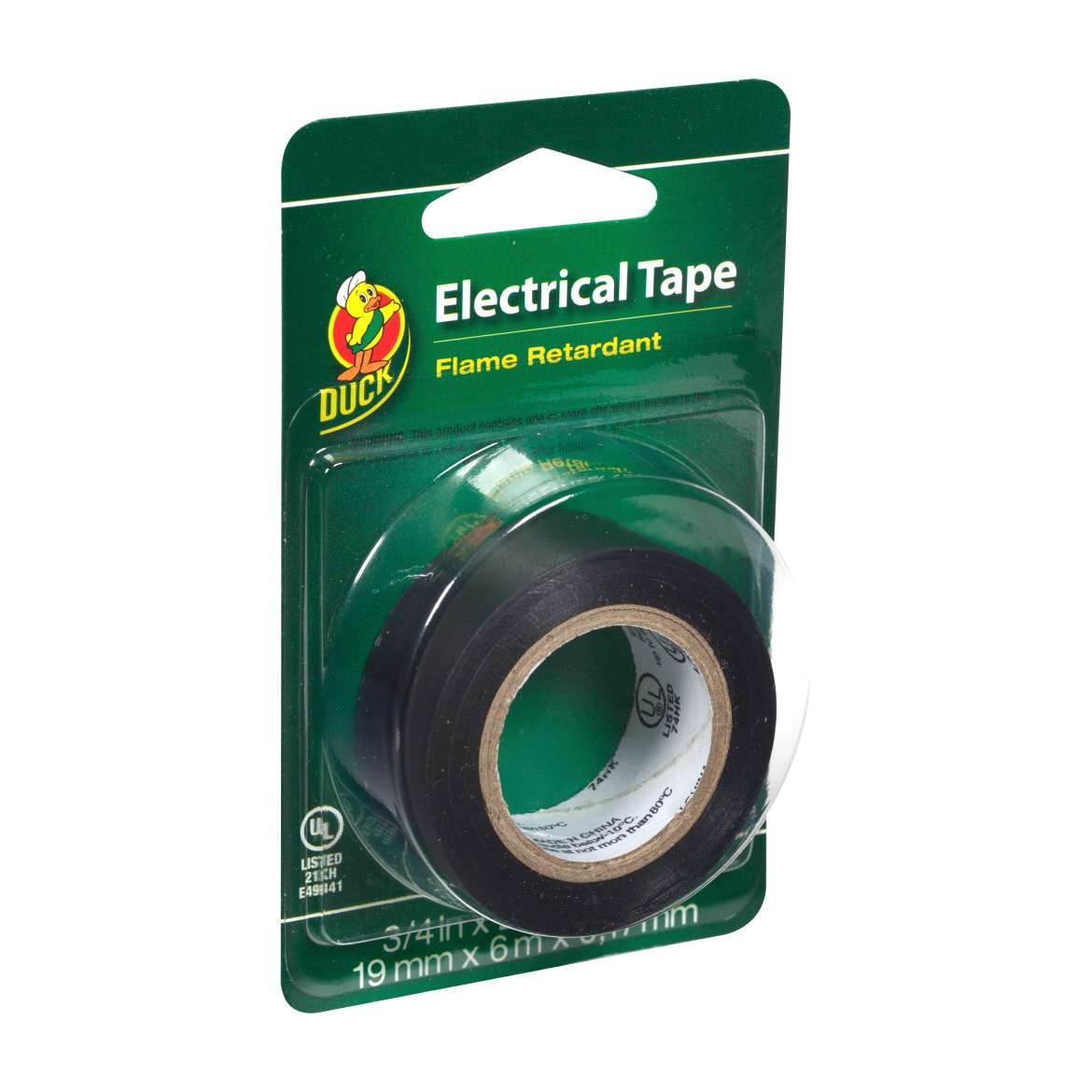 Duck® Brand Professional Electrical Tape - Black, .75 in. x 20 ft. x 7 mil. Image