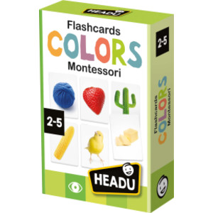 Colors Flash Cards Montessori, Ages 2-5