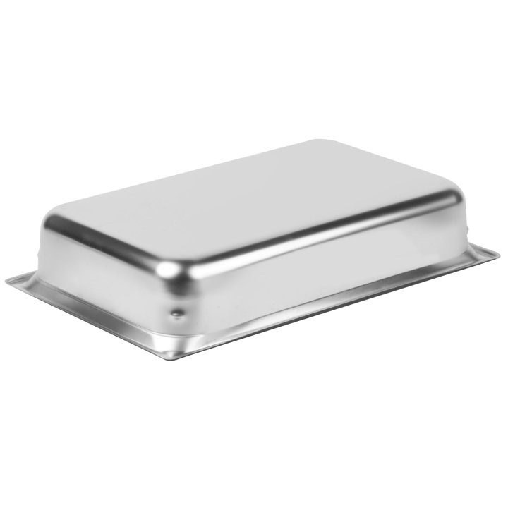 Full-size 4-inch-deep Super Pan 3® stainless steel steam table pan with Steel Coat x3™ nonstick coating