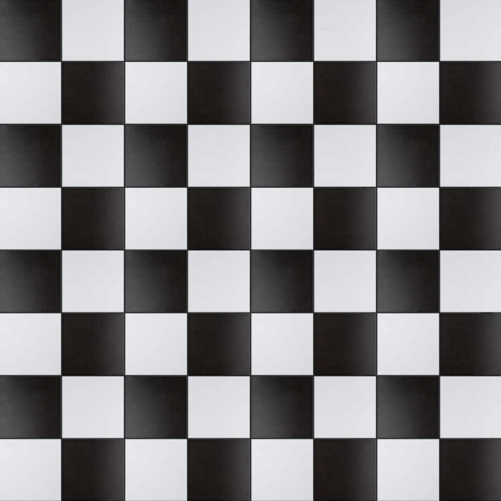 Checker II 17.63x17.63 Square Ceramic Floor and Wall Digital Pattern