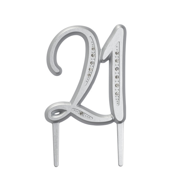 21 Diamond Milestone Monogram