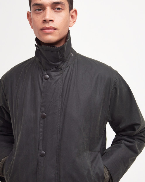 Border® Waxed Jacket Sage