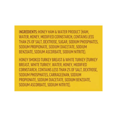 Oscar Mayer Kit with Extra Lean Honey Ham & Extra Lean Honey Smoked Turkey Lunch Meat, 28 oz. Pack
