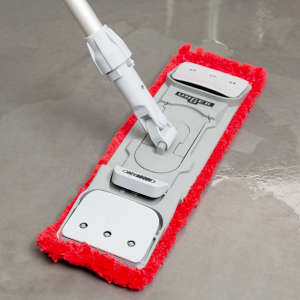 Unger, SmartColor Micro 15.0, Micro 15.0 Microfiber Tab Mop, 16"W, Red