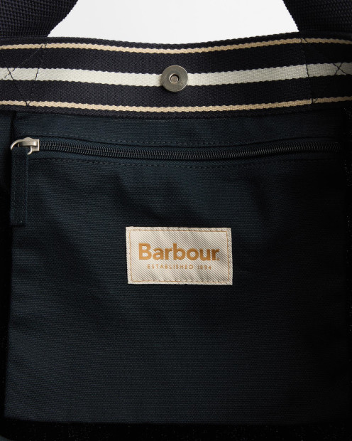 Logo Beach Bag Navy/Stone
