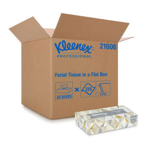 KIM21606, Kimberly Clark, Kleenex, Facial Tissue, 2 ply, White