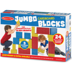 Jumbo Cardboard Blocks, 24-Piece Set