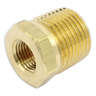 HIL30867, Hillyard, Hex Bush Brass 1/8Fptx3/8In Mpt For C3